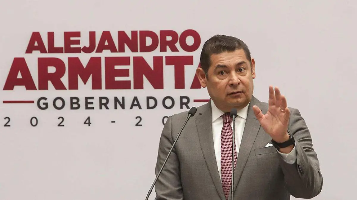 El gobernador electo, Alejandro Armenta Mier